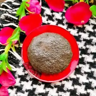 Make Homemade black sesame pie step 7