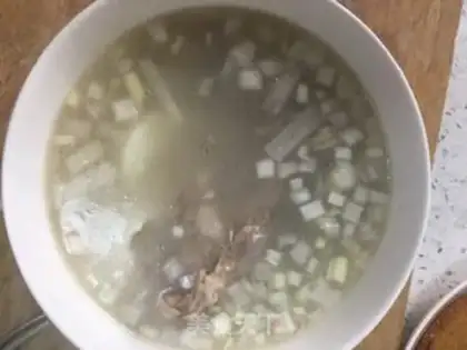 Make A light lamb soup step 6