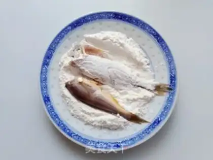 Make Dried yellow fish step 3
