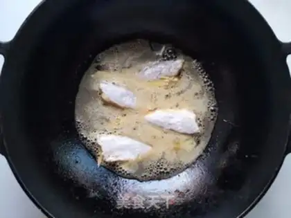 Make Dried yellow fish step 4