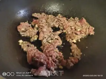 Make Fried beef step 1
