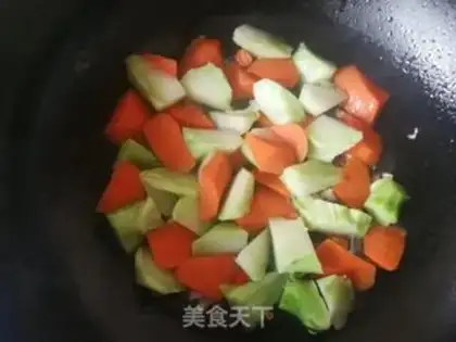 Make Carrot orchids step 5