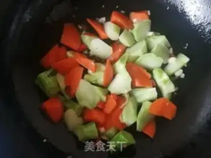 Make Carrot orchids step 6