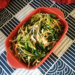Make Carrot and spinach fans step 6