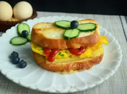 Make Egg cheese sandwich step 10