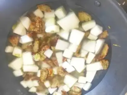 Make Poongullion soup step 4