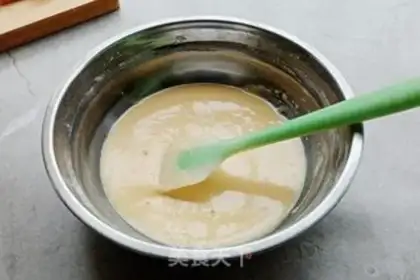 Make Green bean pancakes step 1