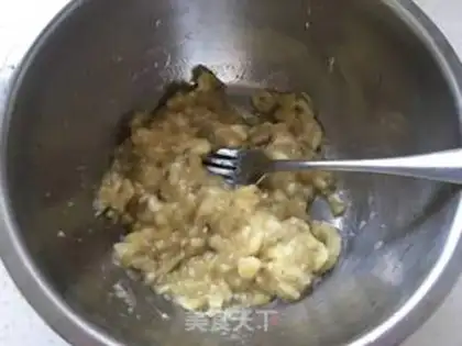 Make Banana rice cake step 2