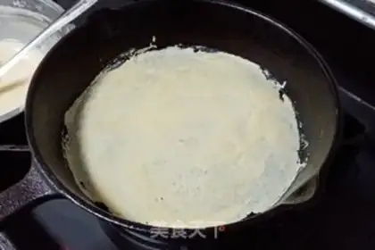 Make Green bean pancakes step 2