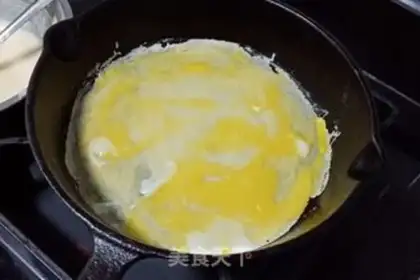 Make Green bean pancakes step 3