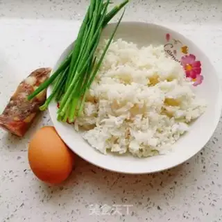 Make Sausage fried rice step 0