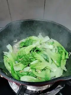 Make Shrimp-skin, lettuce step 4
