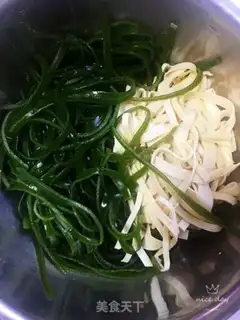 Make Seaweed bean skin step 3