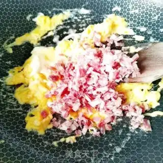 Make Sausage fried rice step 4