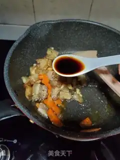 Make Five flowers and fried bamboo step 3