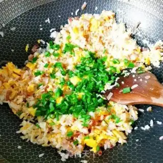 Make Sausage fried rice step 7