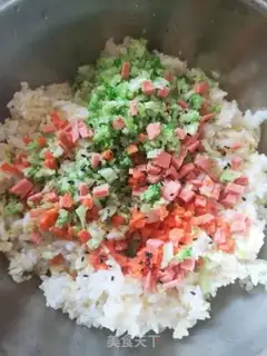 Make Vegetable rice step 2