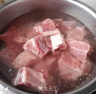 Make Garlic gum veal ribs step 1