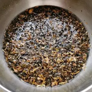 Make Plum-crunch step 1