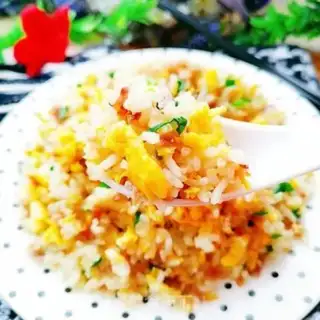 Make Sausage fried rice step 9