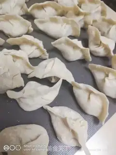 Make Frozen meat dumplings step 3