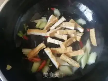 Make Screech, tofu dry step 6