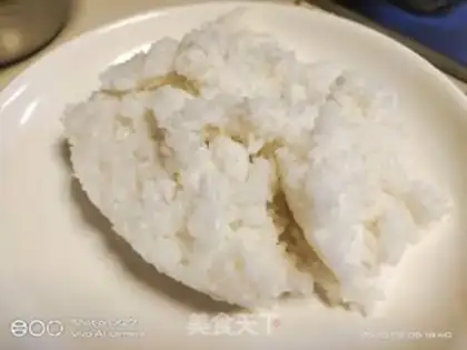 Make Meatloaf onion fried rice step 1