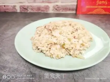 Make Meatloaf onion fried rice step 7