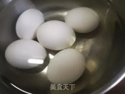 Make Ham devil eggs step 1