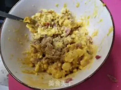 Make Ham devil eggs step 5