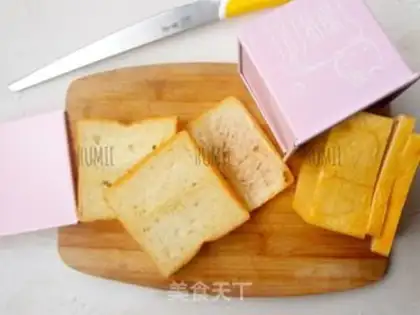 Make Red bean-cracker toast step 0