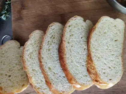 Make Garlic bread step 1