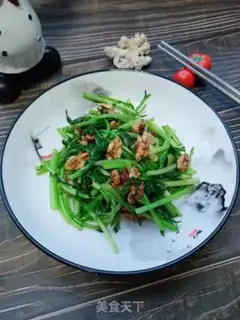 Make Garlic walnuts step 10