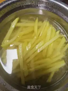 Make French fries step 1