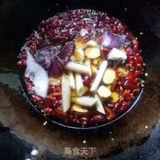 Make The dry pot duck palm step 3