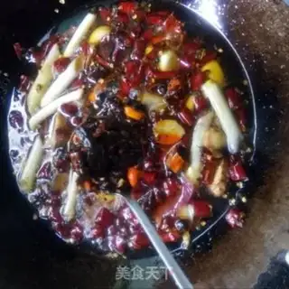 Make The dry pot duck palm step 4