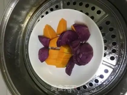 Make Potato pumpkin mud step 1