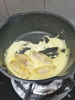Make Gold sand wings step 8
