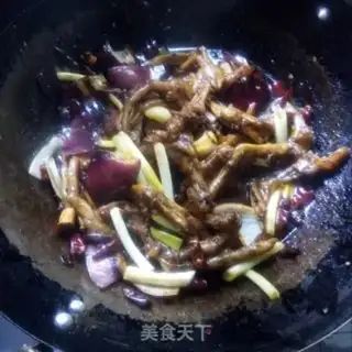 Make The dry pot duck palm step 6