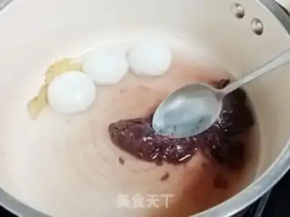 Make Sesame soup with red bean soup step 4