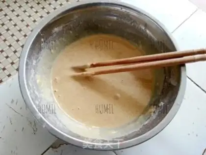 Make Brown wheat sesame eggcake step 2