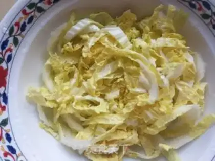 Make Scrambled with cucumbers step 1