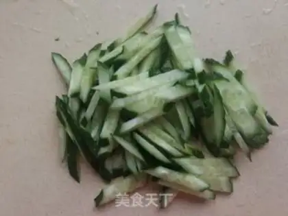 Make Scrambled with cucumbers step 2