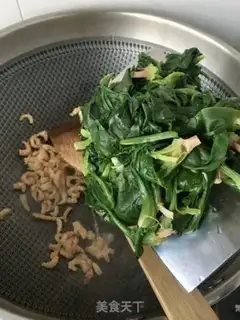 Make Seamy spinach egg soup step 9