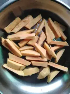 Make Potato congee step 1