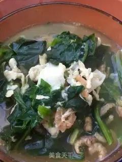 Make Seamy spinach egg soup step 14