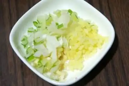 Make Spicy tofu step 1