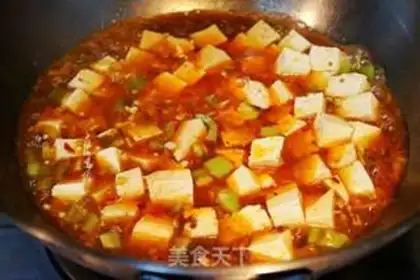 Make Spicy tofu step 5