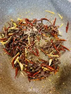 Make Spicy beef step 6