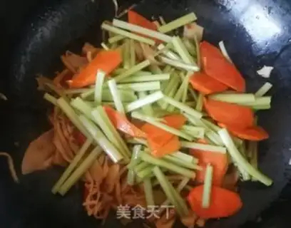 Make Carrot celery fried step 6